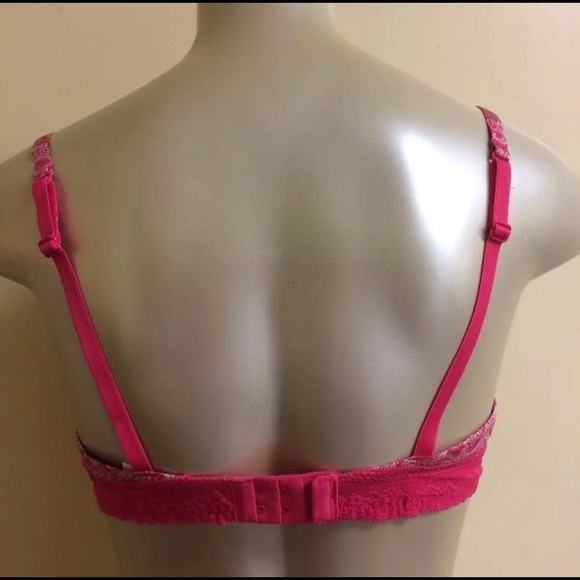 Dorina Hailey T-Shirt Underwire Bra Cherry Pink Paisley - Picture 4 of 4
